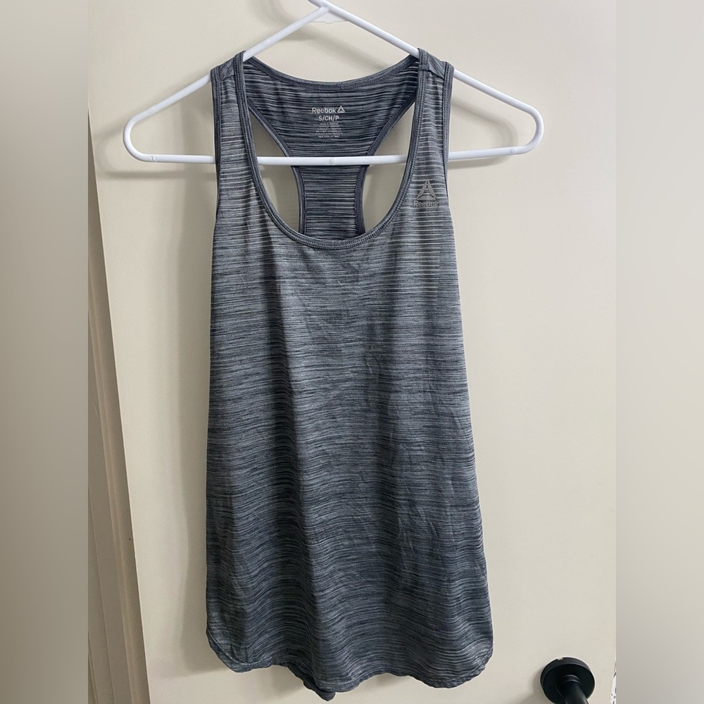 Reebok Women's Striped Gray‎ Tank Top